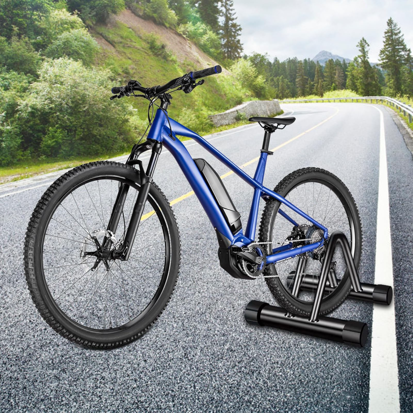 Amazon.co.jp: 自転車スタンド 自転車用 ディスプレイスタンド V字型