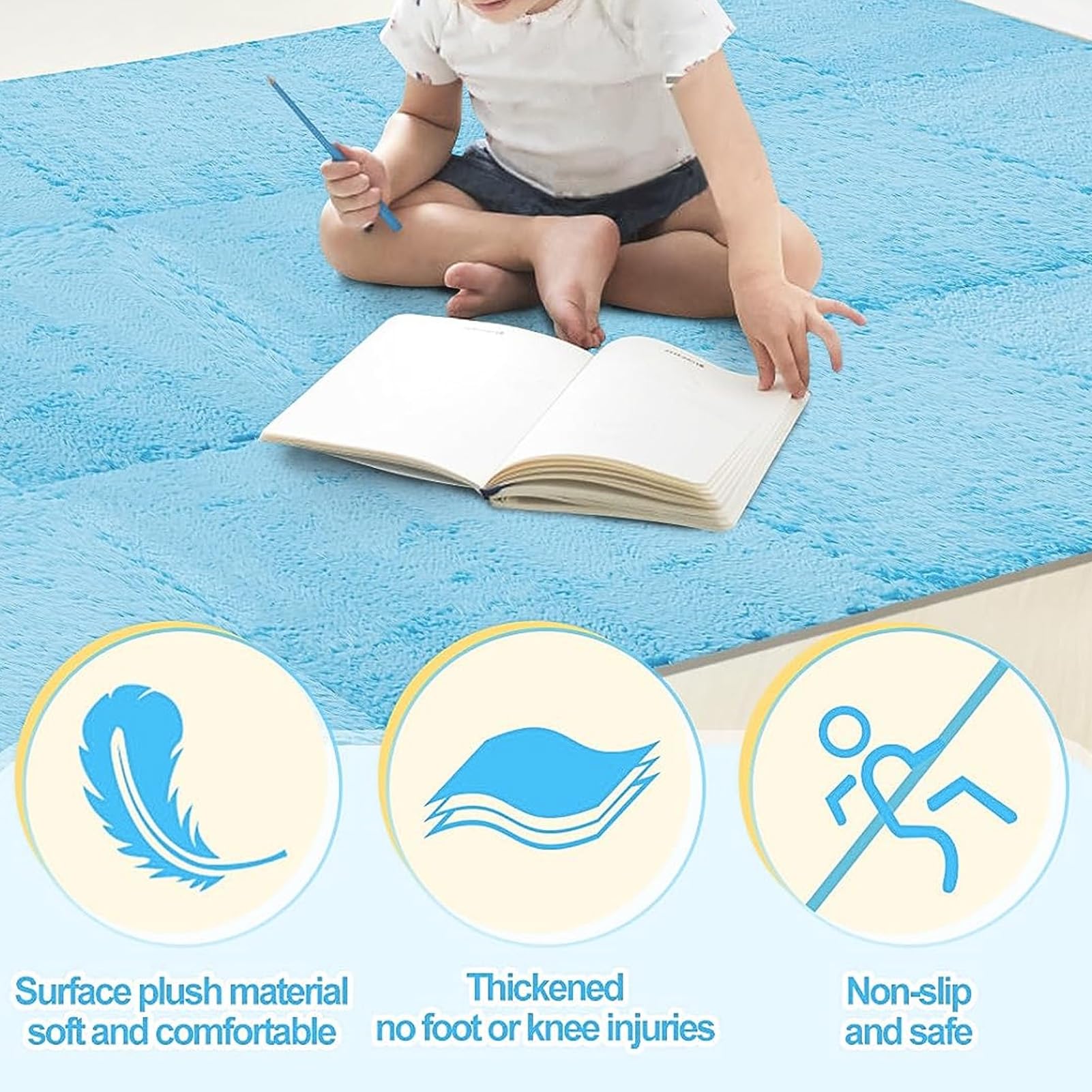 Culnflun Thickned Plush EVA Foam Floor Mat - Image 4