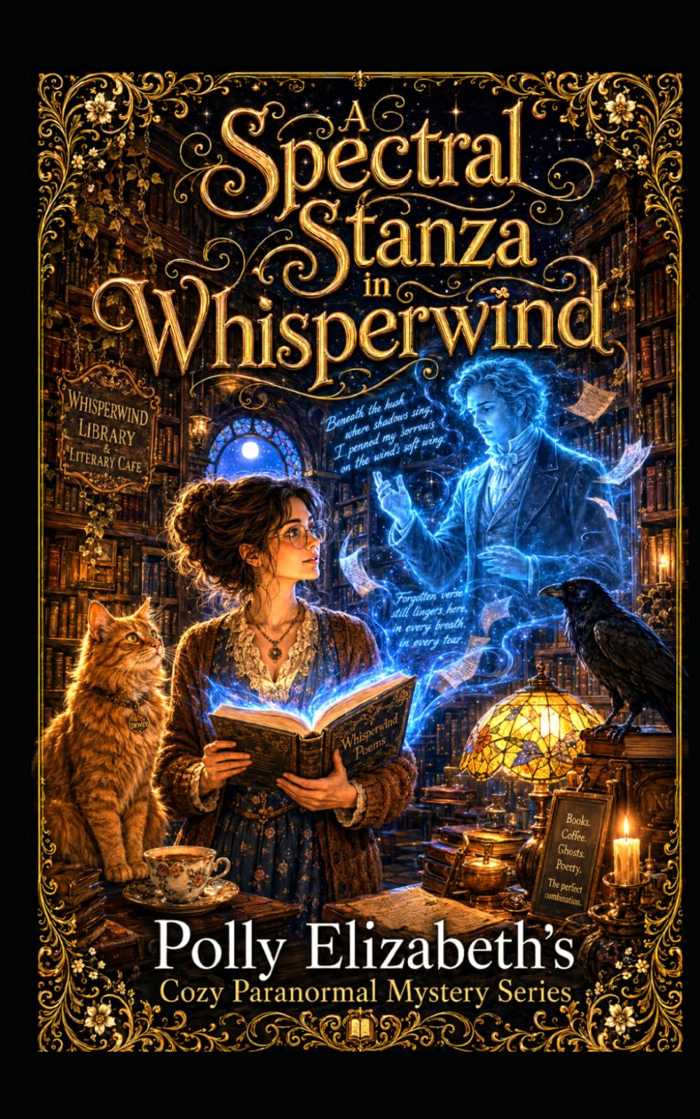 A Spectral Stanza in Whisperwind: Polly Elizabeth's Cozy Paranormal Mystery series