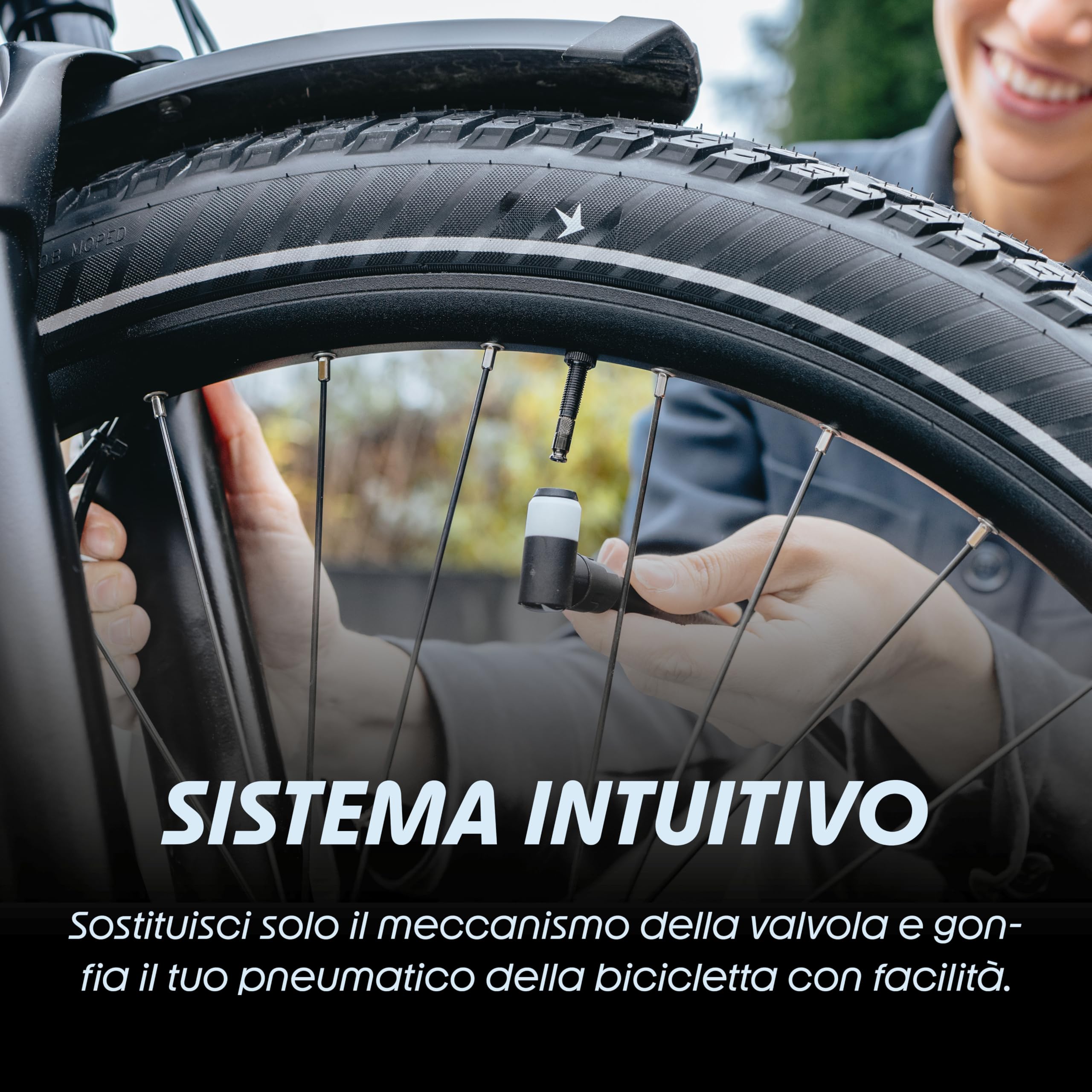 Schwalbe Clik Valve Conversion Set – Kit di conversione per valvole pneumatici