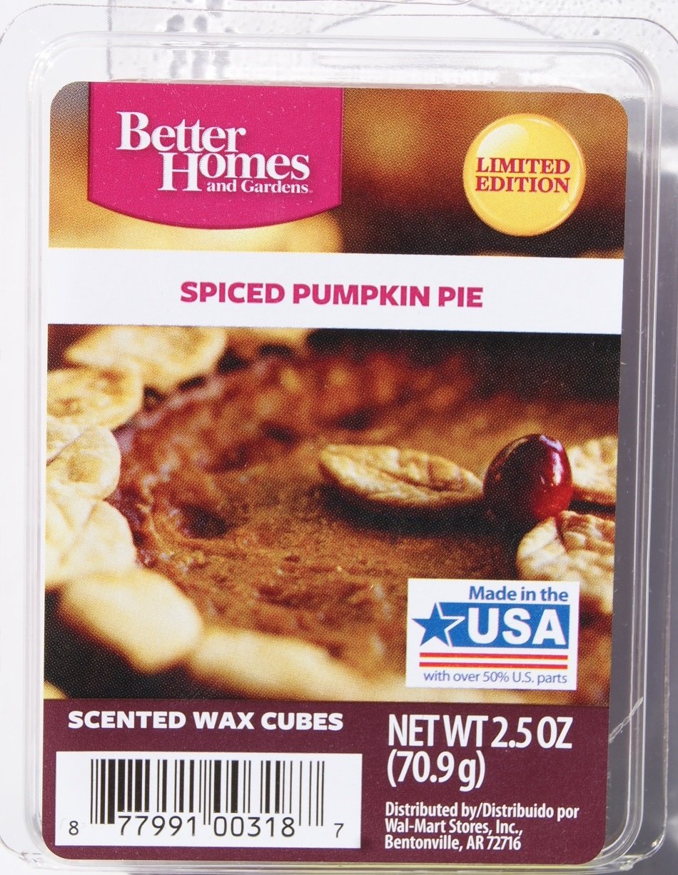 Better Homes and Gardens Spiced Pumpkin Pie Scented Wax Cubes by Better Homes and Garden