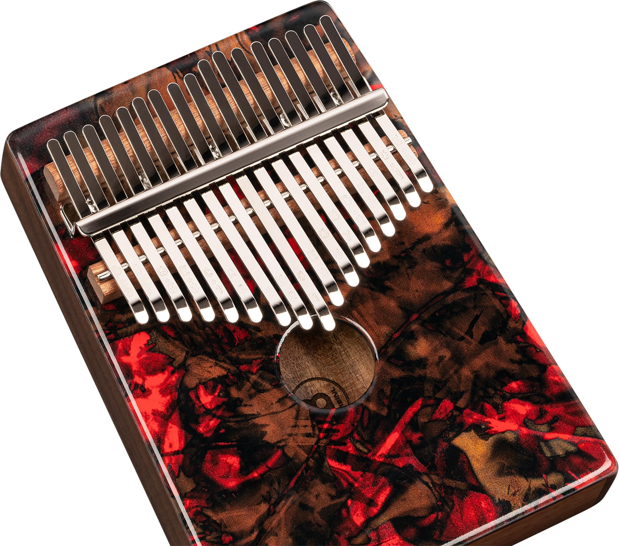 Meinl KA17LV Designer Sound Hole Kalimba Lava - Kalimba