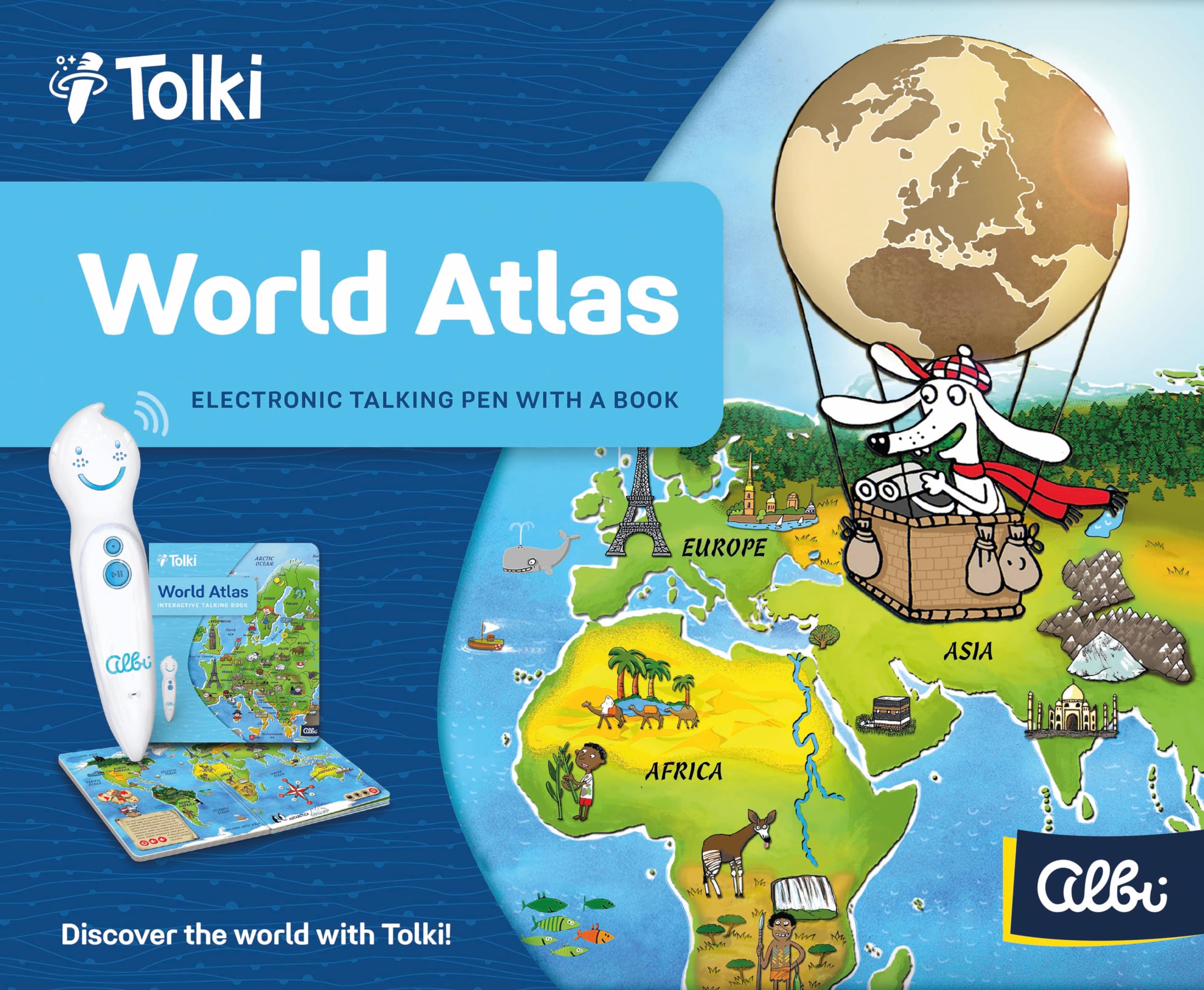 Tolki Albi Pen + World Atlas - w języku angielskim
