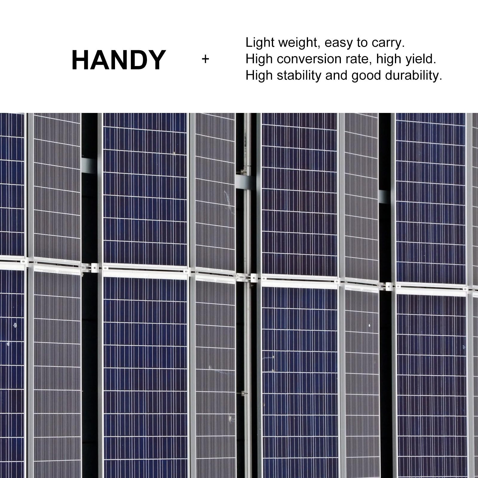 Pannello Solare Monocristallino per Viaggi Nero 200w | Rapporto 98%, Alta Stabilità, Facile da Trasportare, per Attività All'aperto