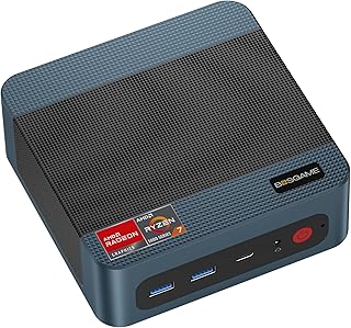 P3 Lite Mini PC Gaming Computers Ryzen 7 6800H, Radeon 680M Graphics, 24GB DDR5 RAM, 1TB PCIe 4.0x4 SSD,Triple Display (HDMI/DP/USB4),USB4 8K 60Hz,WiFi 6E,BT5.2,Dual 2.5GbE LAN