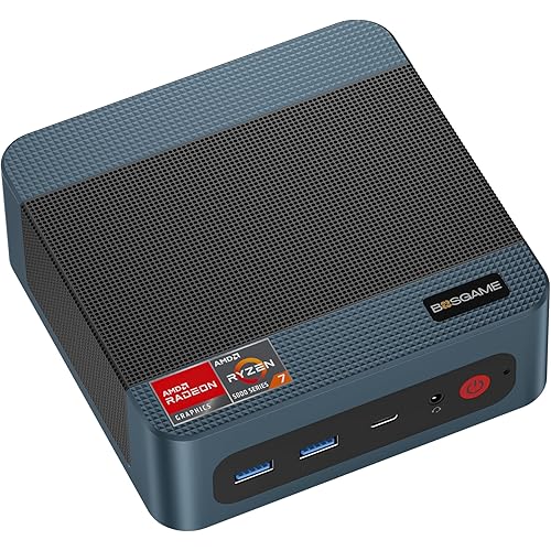 P3 Lite Mini PC Gaming Computers Ryzen 7 6800H, Radeon 680M Graphics, 24GB DDR5 RAM, 1TB PCIe 4.0x4 SSD,Triple Display (HDMI/DP/USB4),USB4 8K 60Hz,WiFi 6E,BT5.2,Dual 2.5GbE LAN