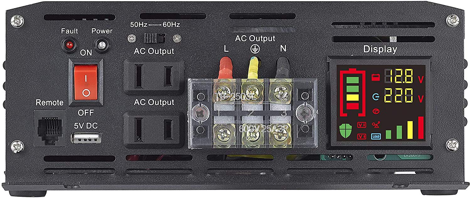 3000 W 48V DC / 100V AC インバーター