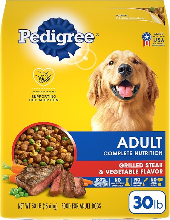 PEDIGREE Complete Nutrition Adult Dry Dog Food Grilled