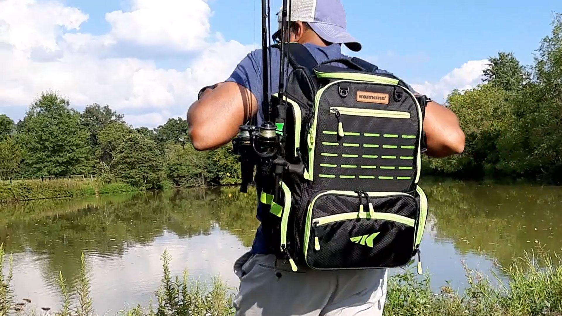 boss box fishing Watch KastKing Bait Boss Fishing Backpack Review on Amazon Live