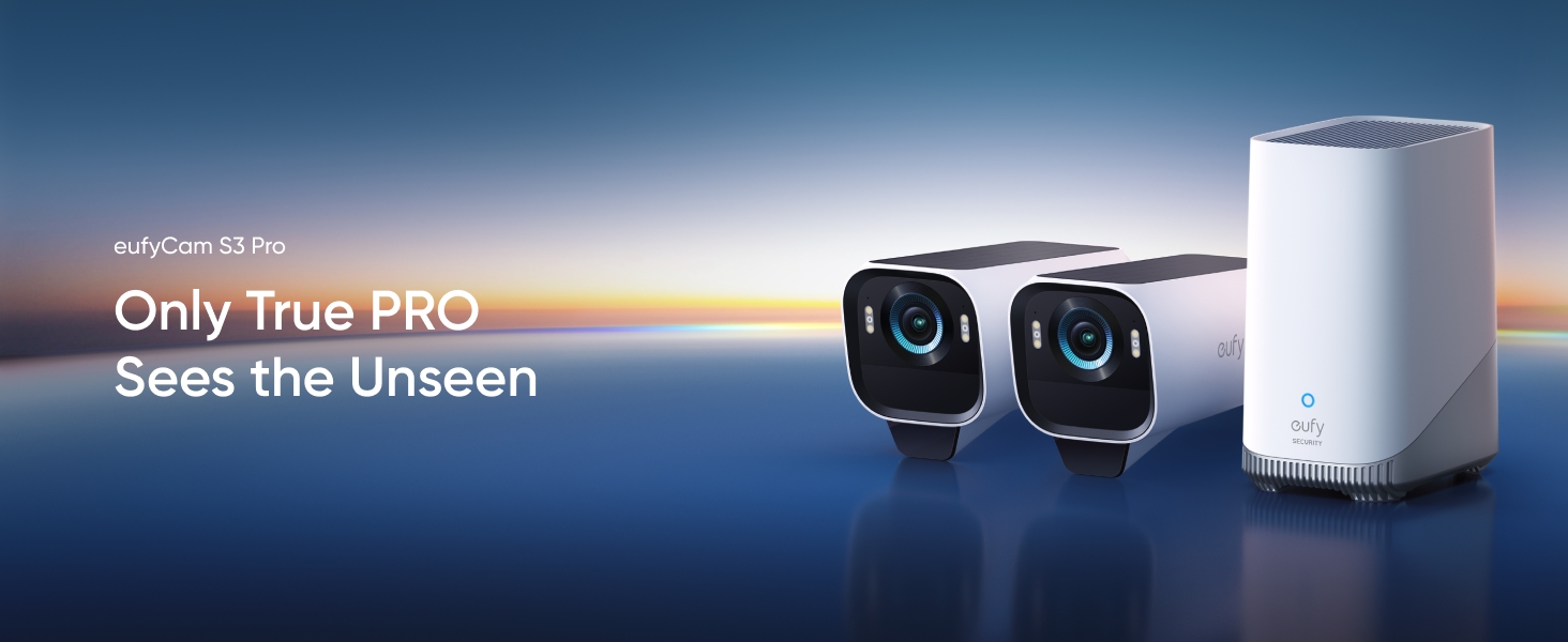 ○kazu⭐︎13さま専用　Eufy eufyCam S3 Pro 2-Cam eufy Security eufyCam S3 Pro 2-Cam Kit, Solar Camera Outdoor