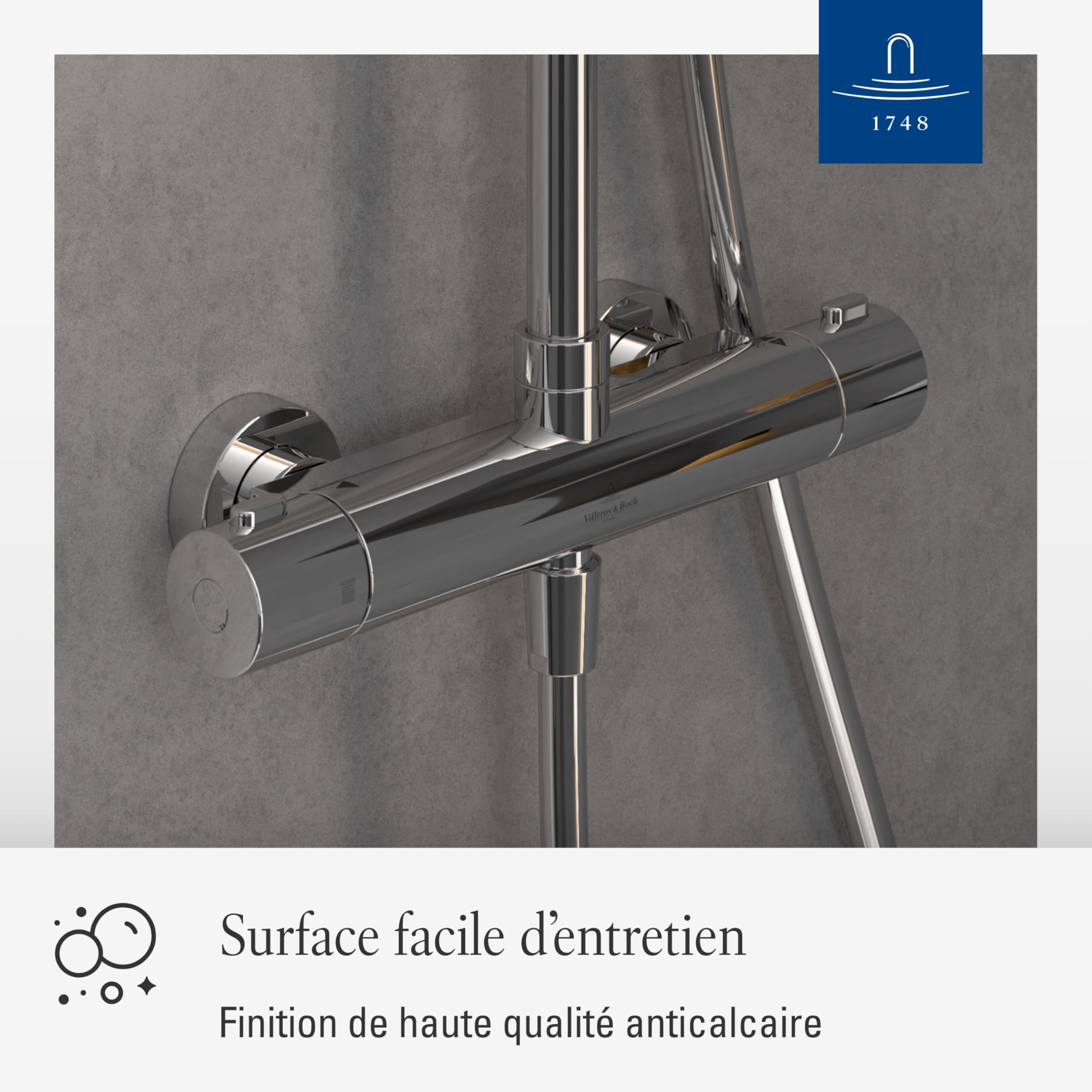 Villeroy & Boch Universal Showers système de douche – Chrome
