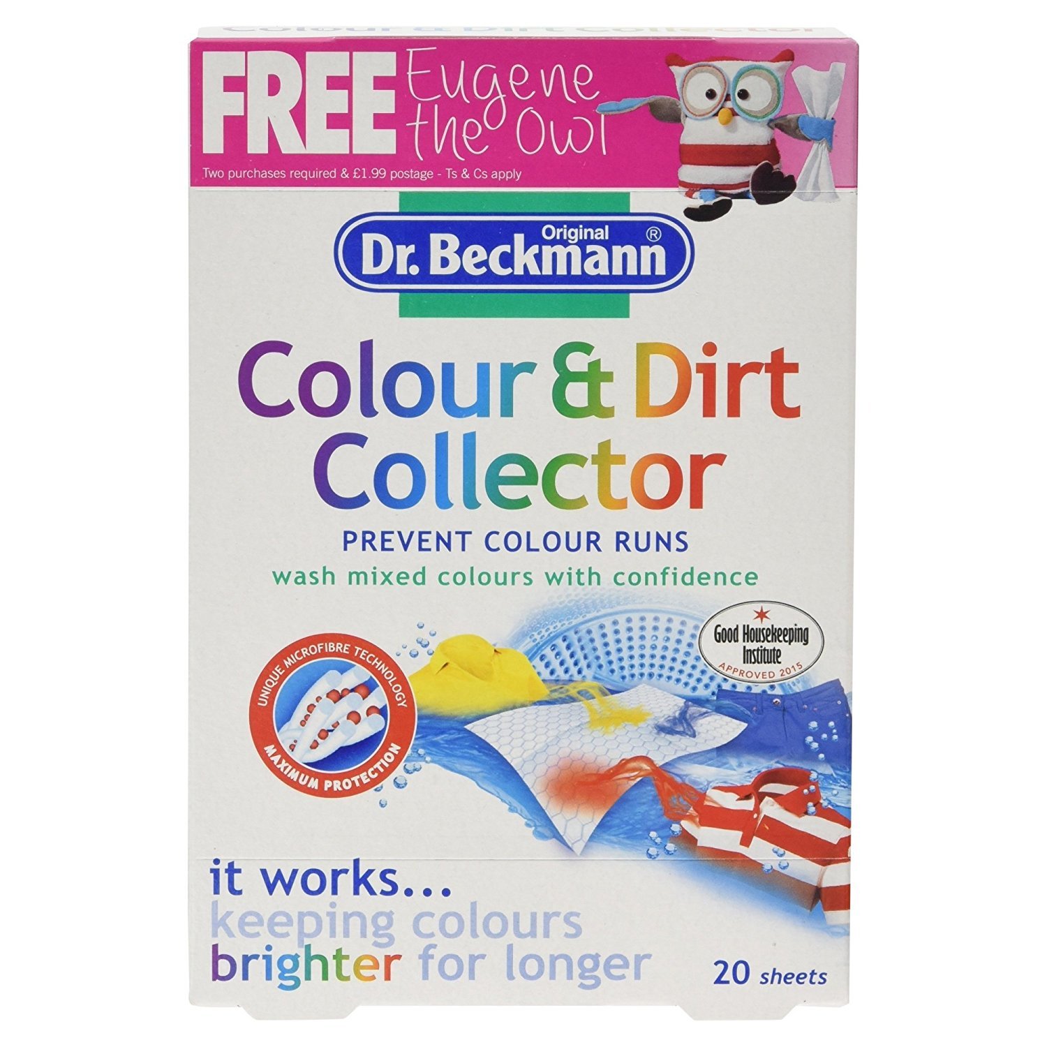 Dr Beckmann Colour & Dirt Collector 20 Sheets 150g
