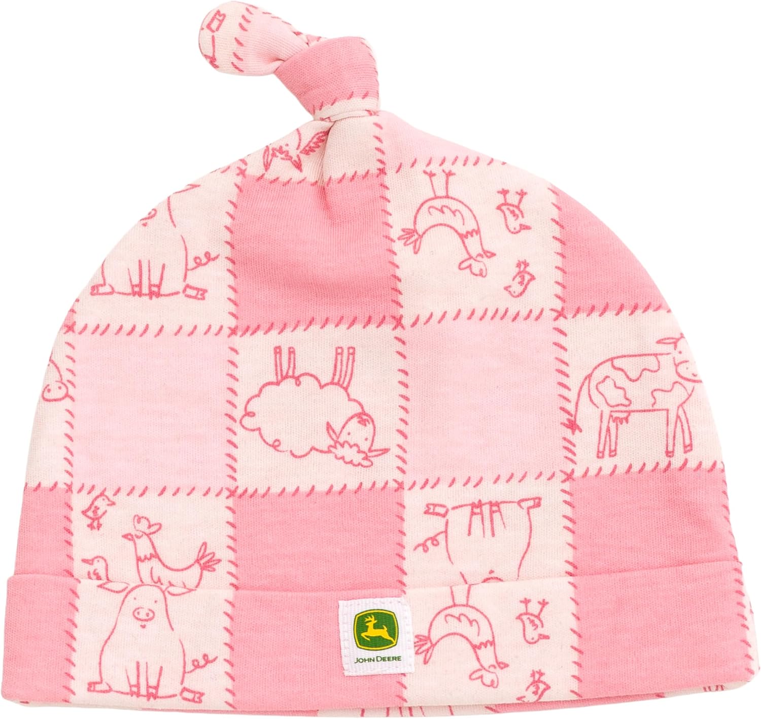 John Deere Farm Baby Girls Bodysuit, Pants and Hat 3 Piece Outfit Set Newborn to Infant Sizes (3-6 Months - 9-12 Months) - Image 5