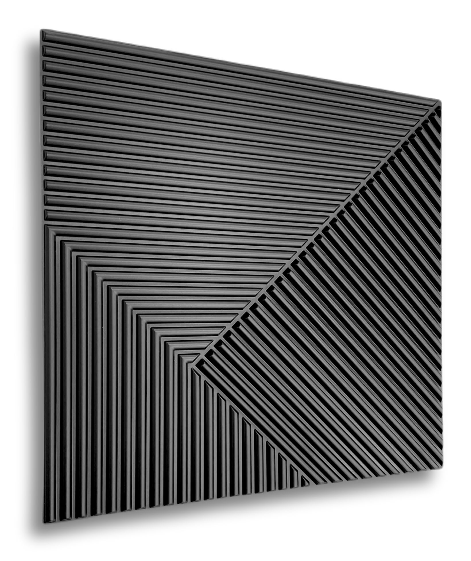 Paneles 3D plástico PVC 5m²-20PCS Paneles de pared Sala de juego Techo de pared Óptica 3D Diamante 3D PVC — view 24