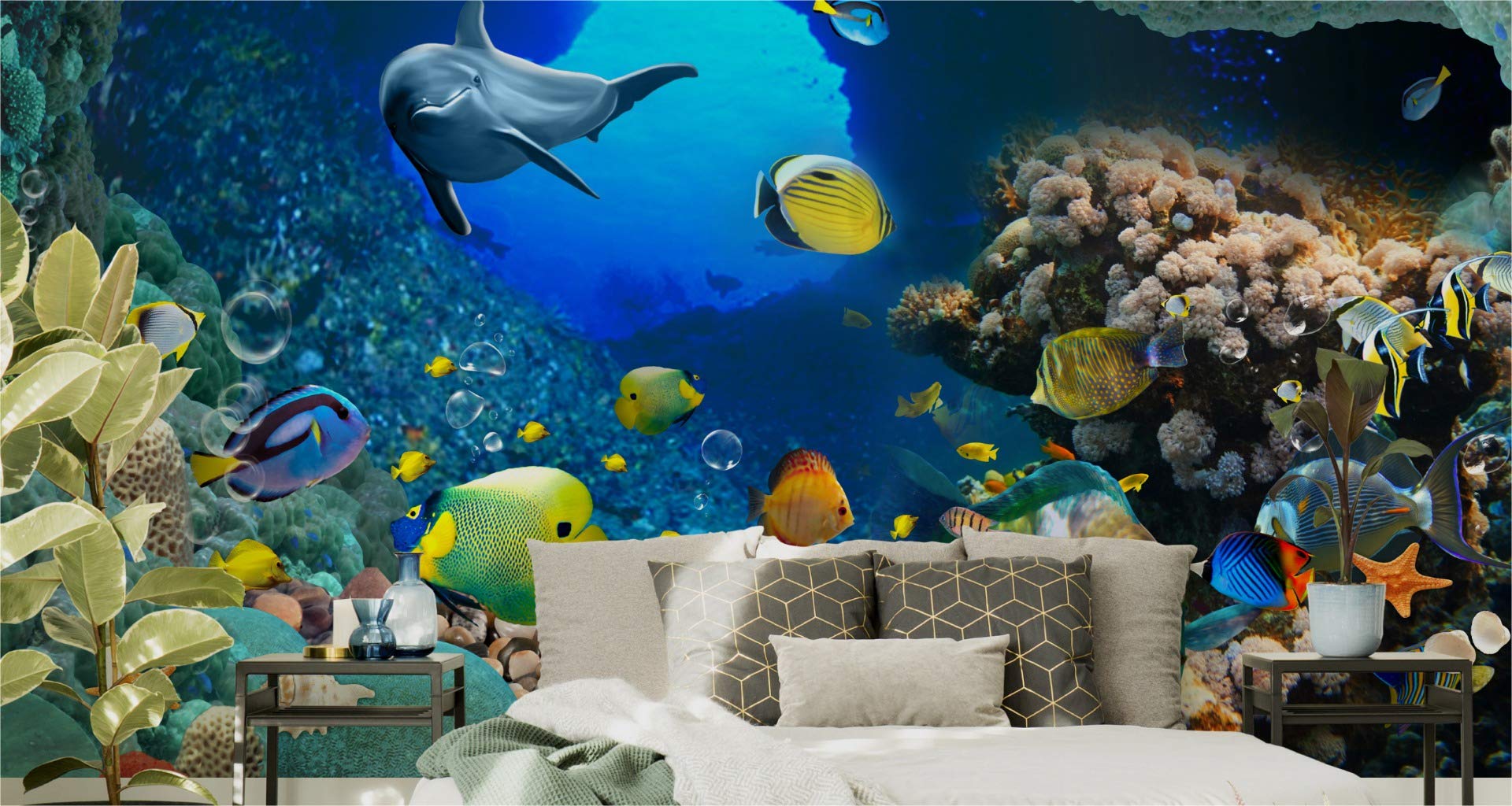 Muralo Fototapete Vlies Natur, Ozean, Meer, Wasser, XXL - 368x254 cm