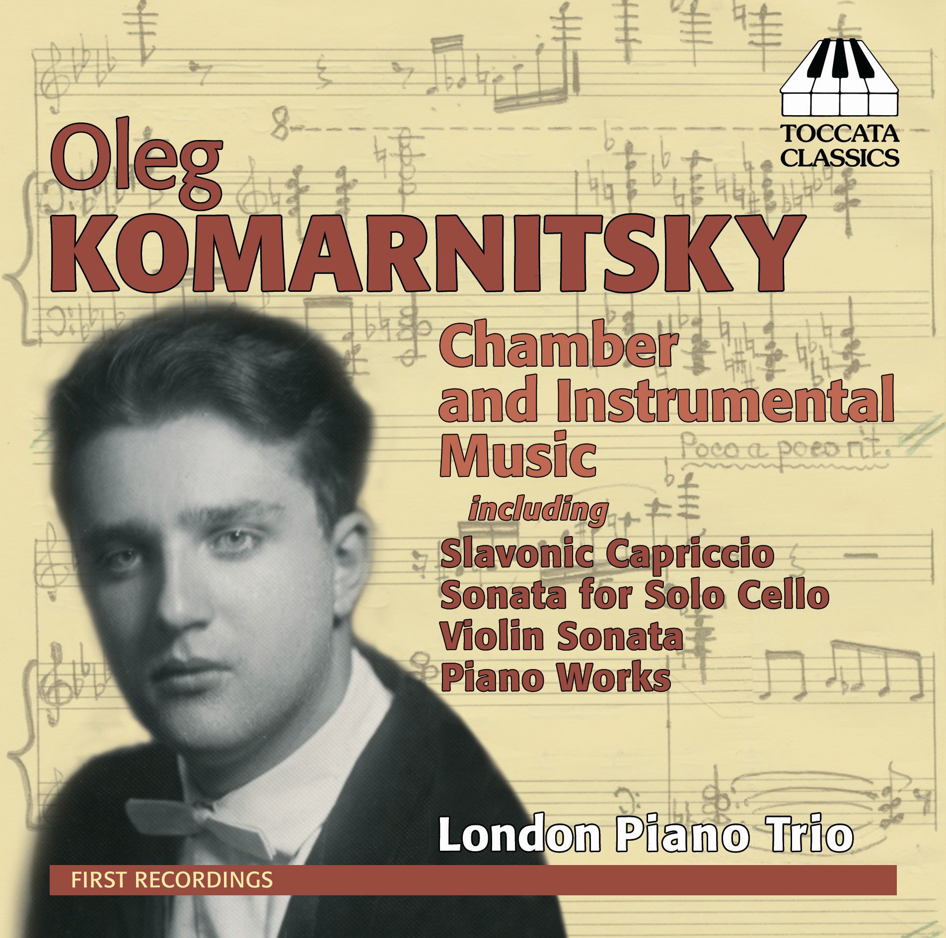 TOCC0196 London Piano Trio Komarnitsky: Chamber Instrumental Music CD TOCC0196
