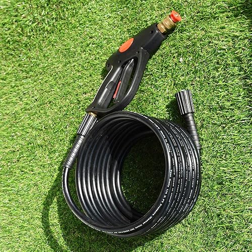 Miniatura 6 de Manguera de lavadora de alta presión de 25 pies, manguera de lavado de potencia mejorada para reemplazo y extensión, M22 0.551 in o M22 0.591 in