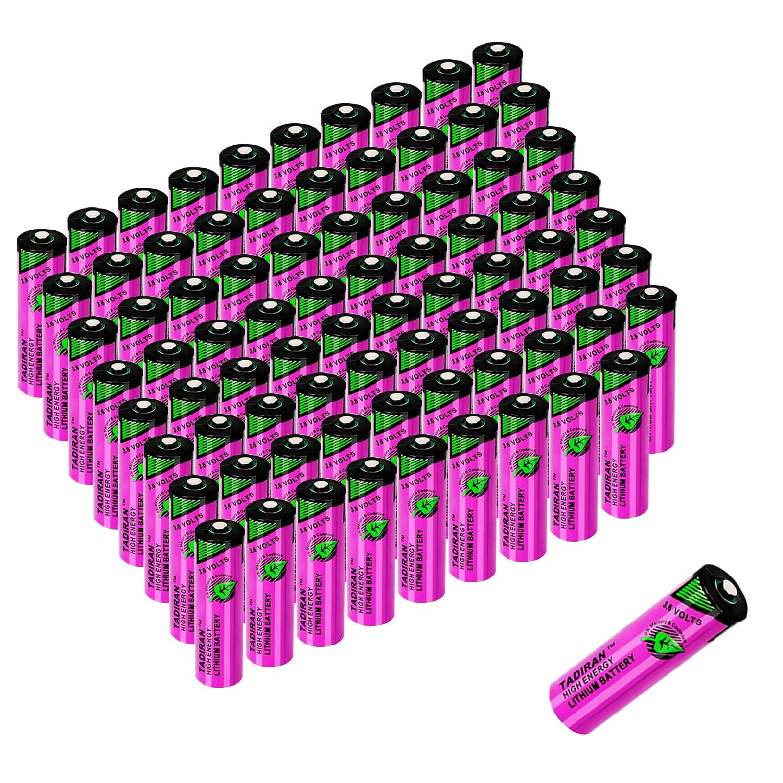 80-Pack TL-5903 3 6v 2400mAh AA SL-360 PLC 6ES7971-0BA00 Non-Rechargeable Lithium Battery for Siemens S7-400 PLC Machine
