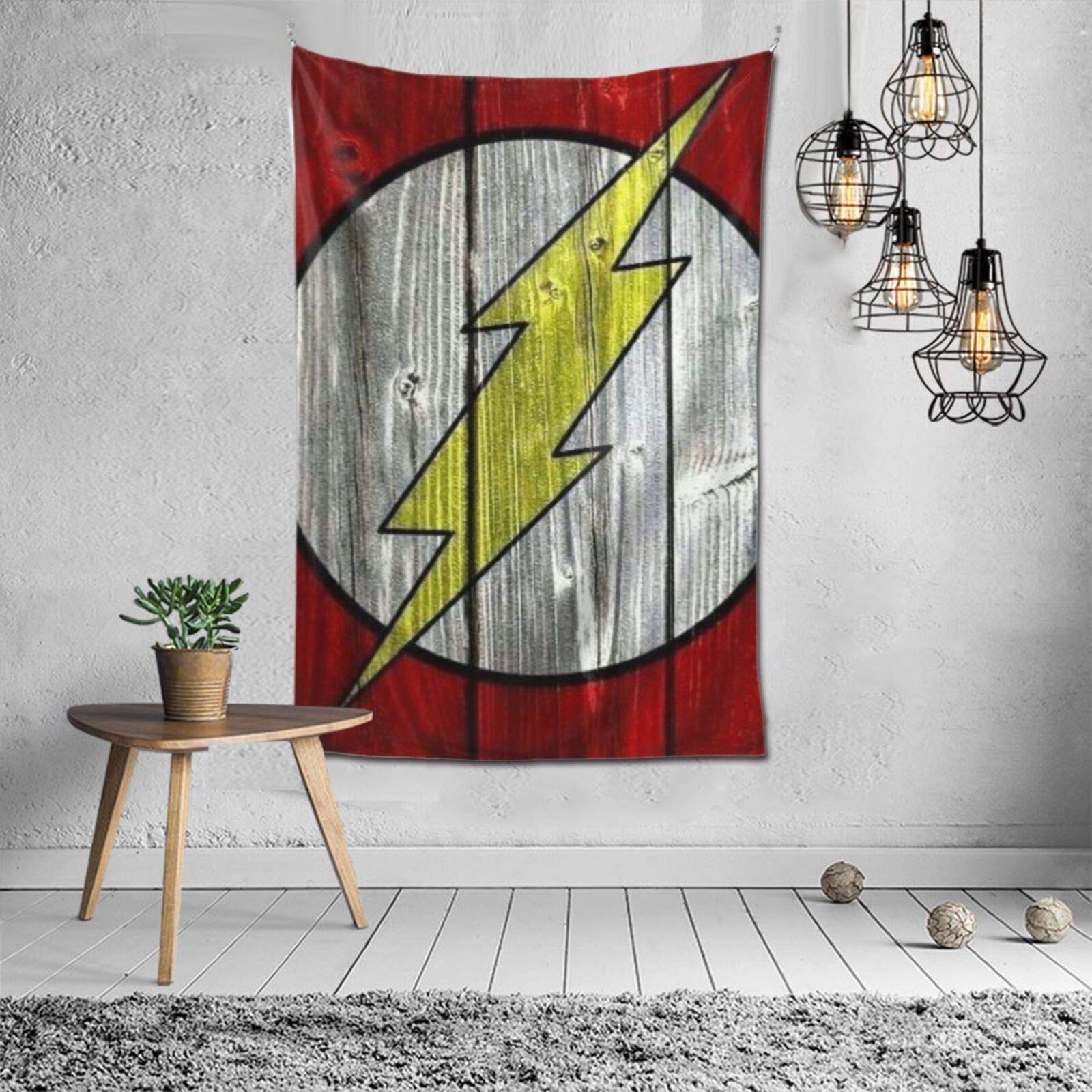 Fondos De Pantalla De Flash En Madera फैशन आंतरिक सजावट बहुक्रियाशील बेडरूम व्यक्तित्व उपहार इनडोर दीवार फांसी कक्ष पर्दा उपहार दीवार सजावट