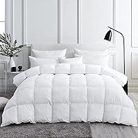 Vista 10 de Lujoso edredón de fibra de plumas de ganso para todas las estaciones, relleno de edredón de tamaño individual, exquisito diseño de pliegues