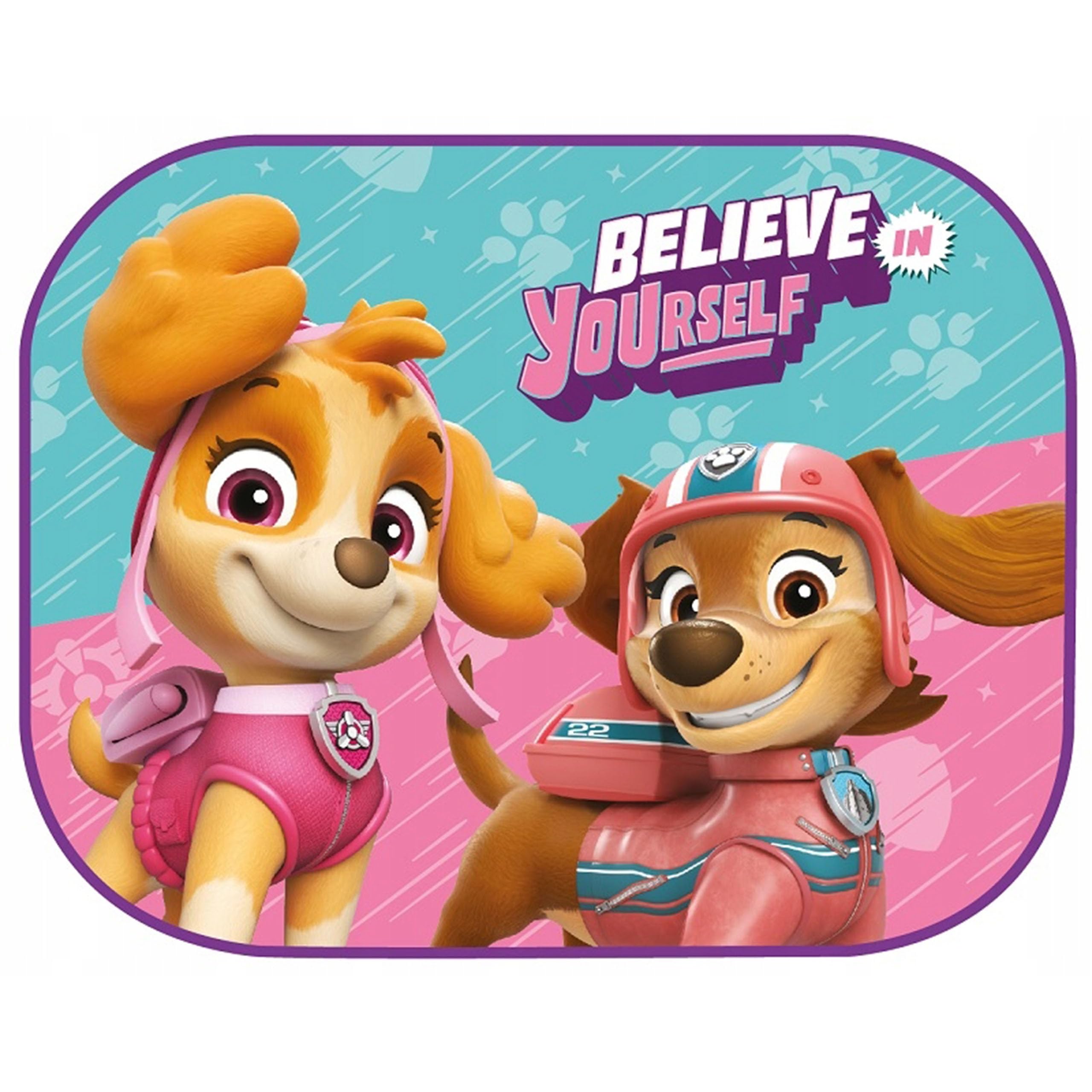 Paw Patrol Sunshades for car girls, for children 2 pieces 44x35 cm (Pink) - Image 3