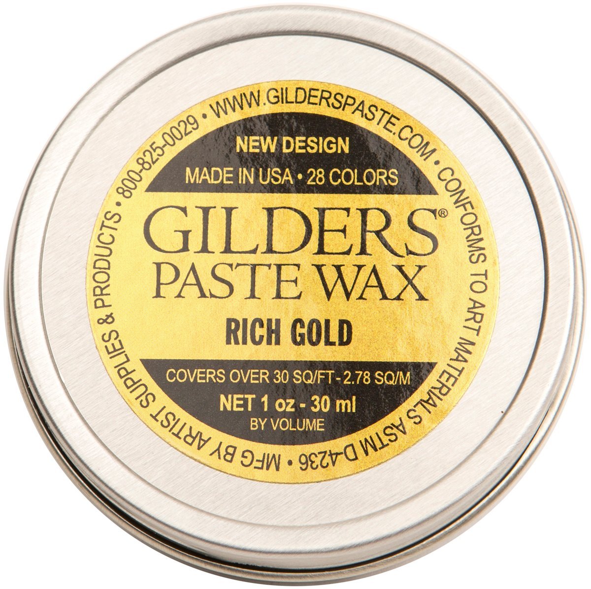 Baroque Art Gilders Paste 1oz-Rich Gold