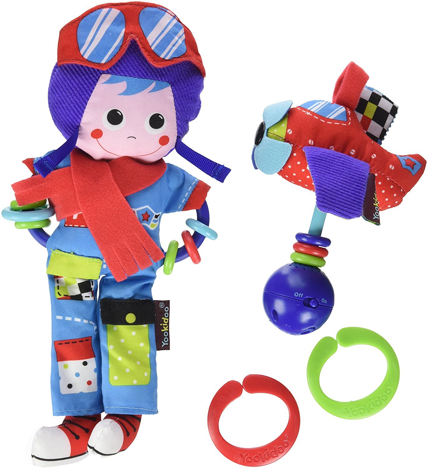 Yookidoo Rattle Pilot Set, Multi-Colour