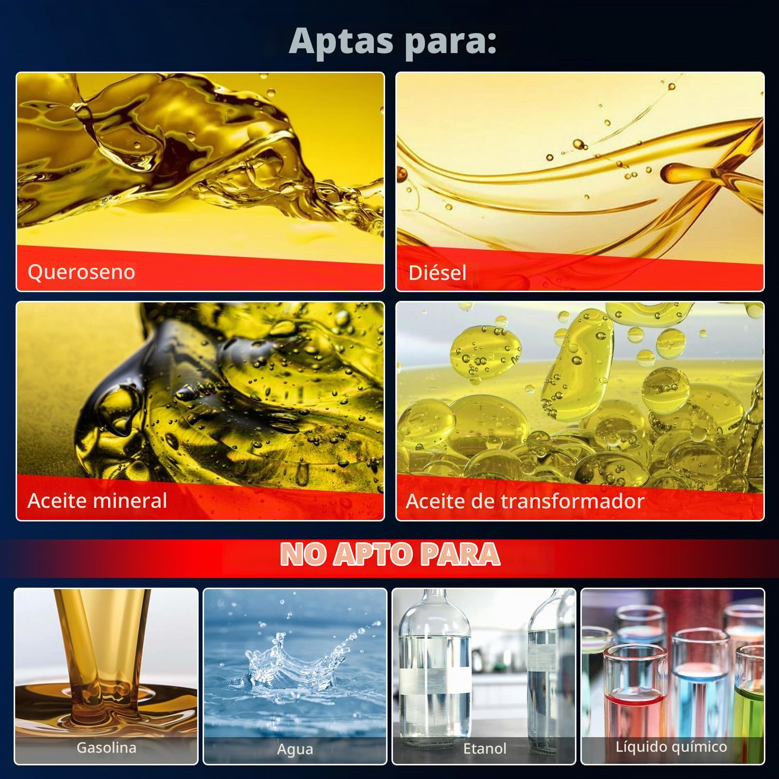 KAOLALI Bomba de Transferencia de Diesel 12V 990W, Bomba de Transferencia de Combustible con Boquilla de Auto Apagado y Mangueras, Kit de Bomba Extractora Eléctrica de Transferencia de Autocebante
