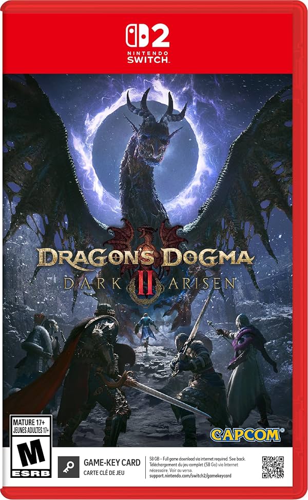 Dragons Dogma 2: Dark Arisen - Nintendo Switch 2 Clasificación ESRB: Maduro | 9 de octubre de 2026 | por Capcom