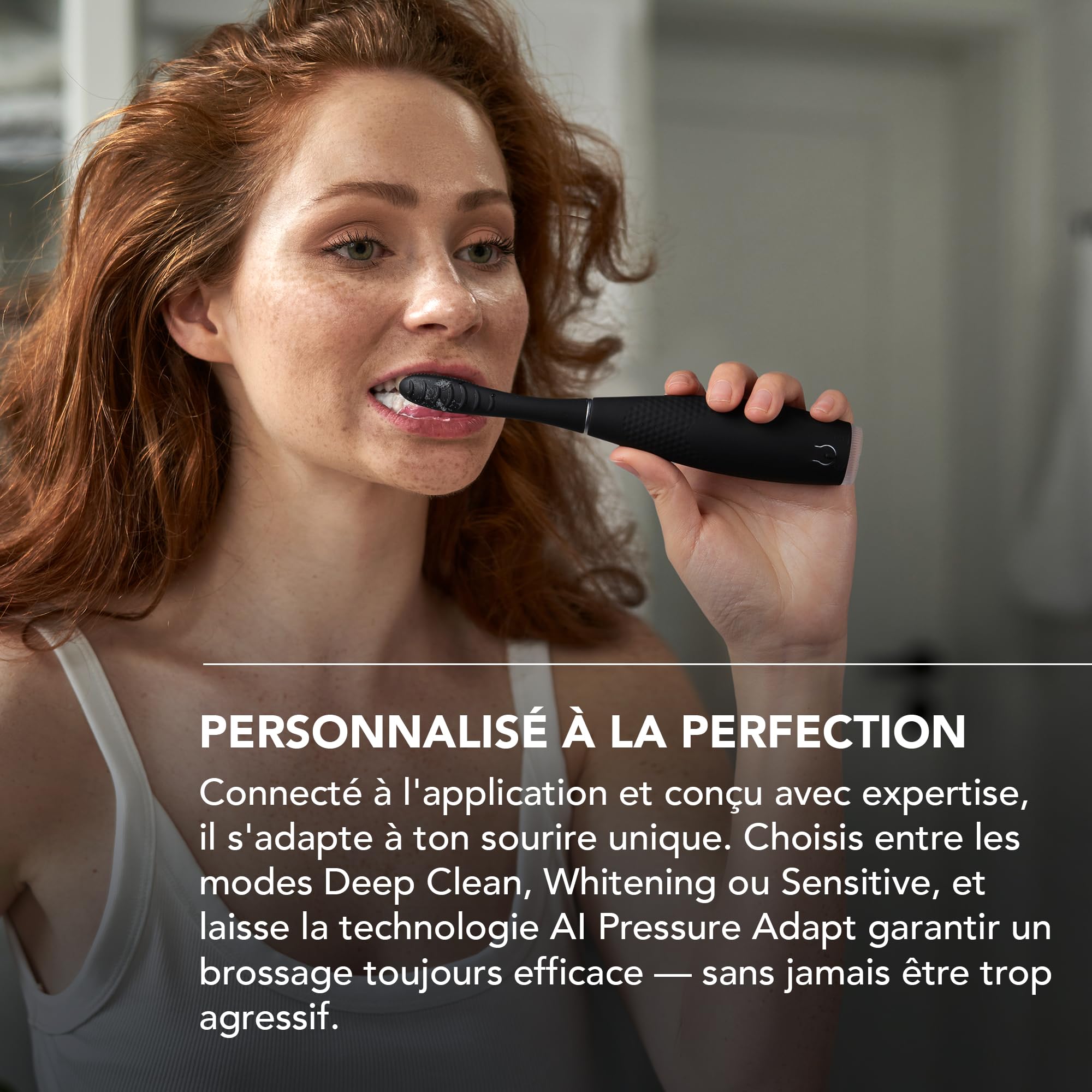 FOREO ISSA 4 Plus Sonic Electric Toothbrush - 4-in-1 AI-Guided Rechargeable Toothbrush Bundle with Extra Silicone & Polymer Hybrid Brush Head, Soft Bristles, Whitening Teeth - Black