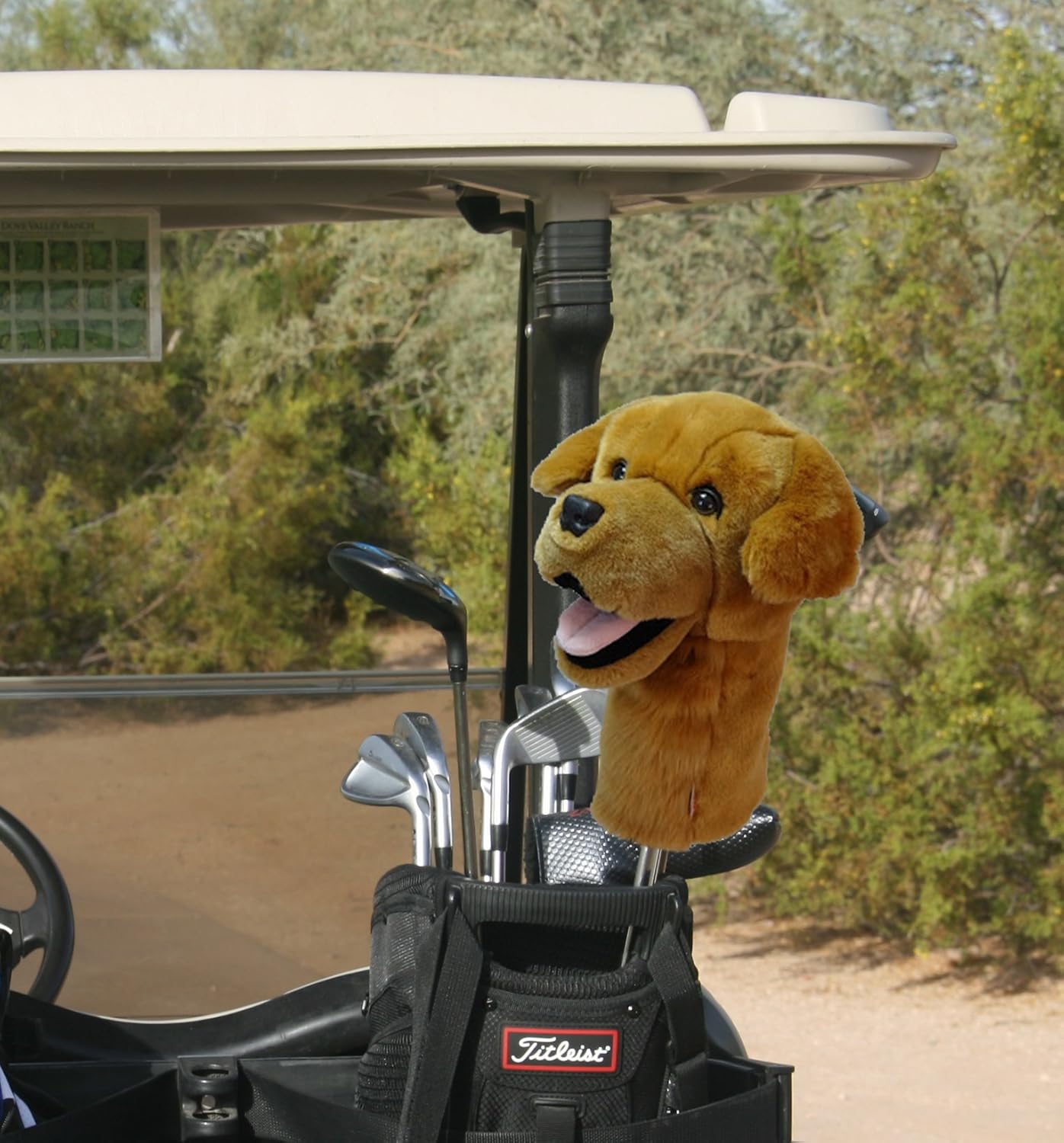 Daphne's Golden Retriever Headcovers, Tan : Golf Club Head Covers : Sports & Outdoors