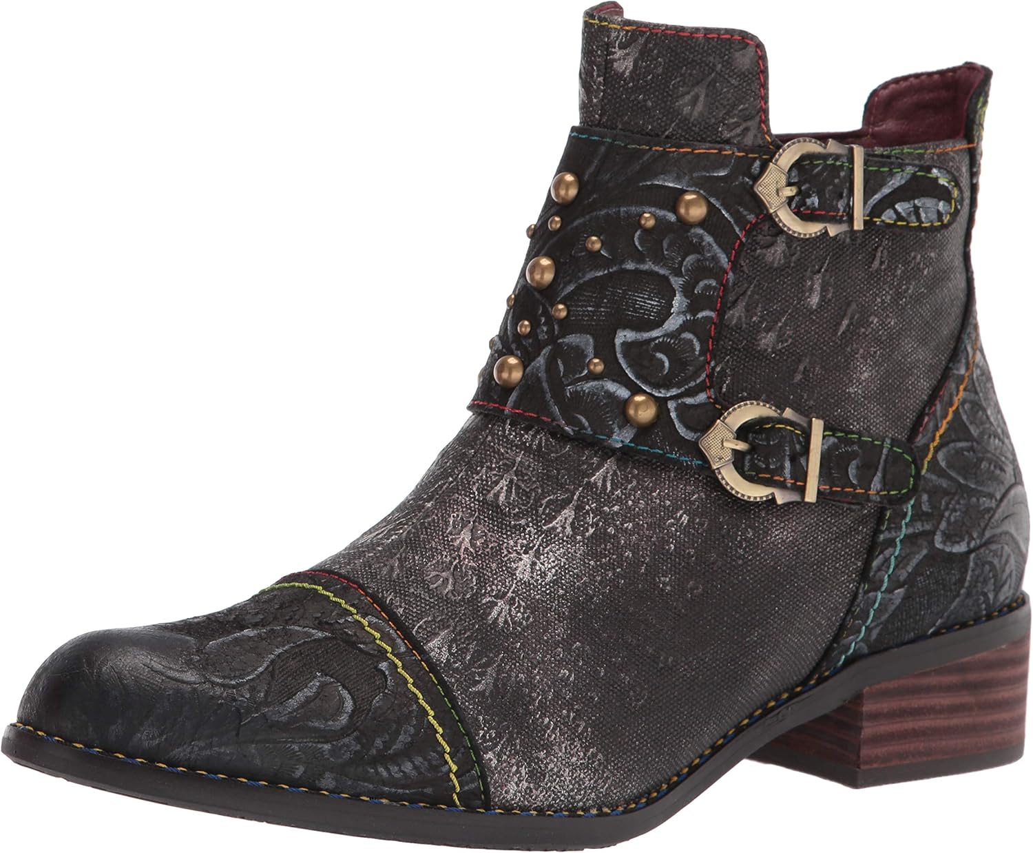 L’Artiste by Spring Step Women's Ankle Boot, Black, 5.5-6