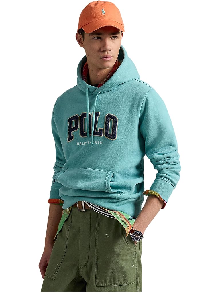 Blue Polo Ralph Lauren Long Sleeve Graphic Fleece Hoodie