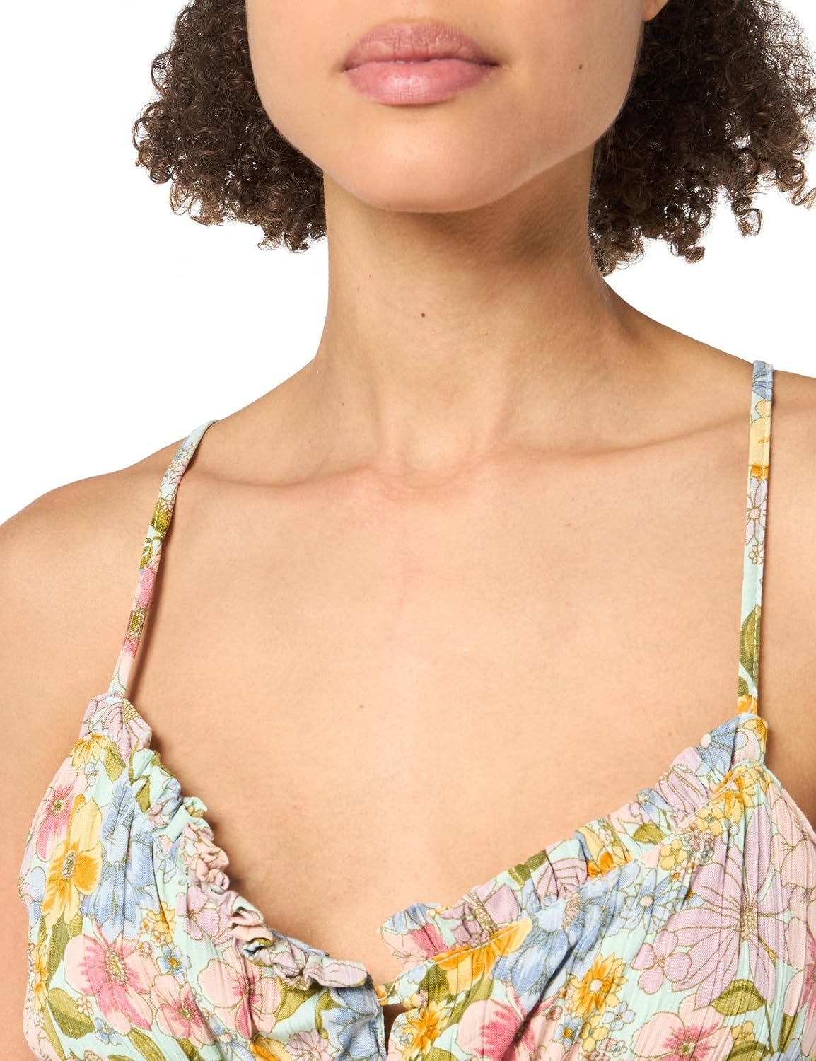 Angie Womens Angie Women's Racer Back Tiered Printed Dress - Image 2