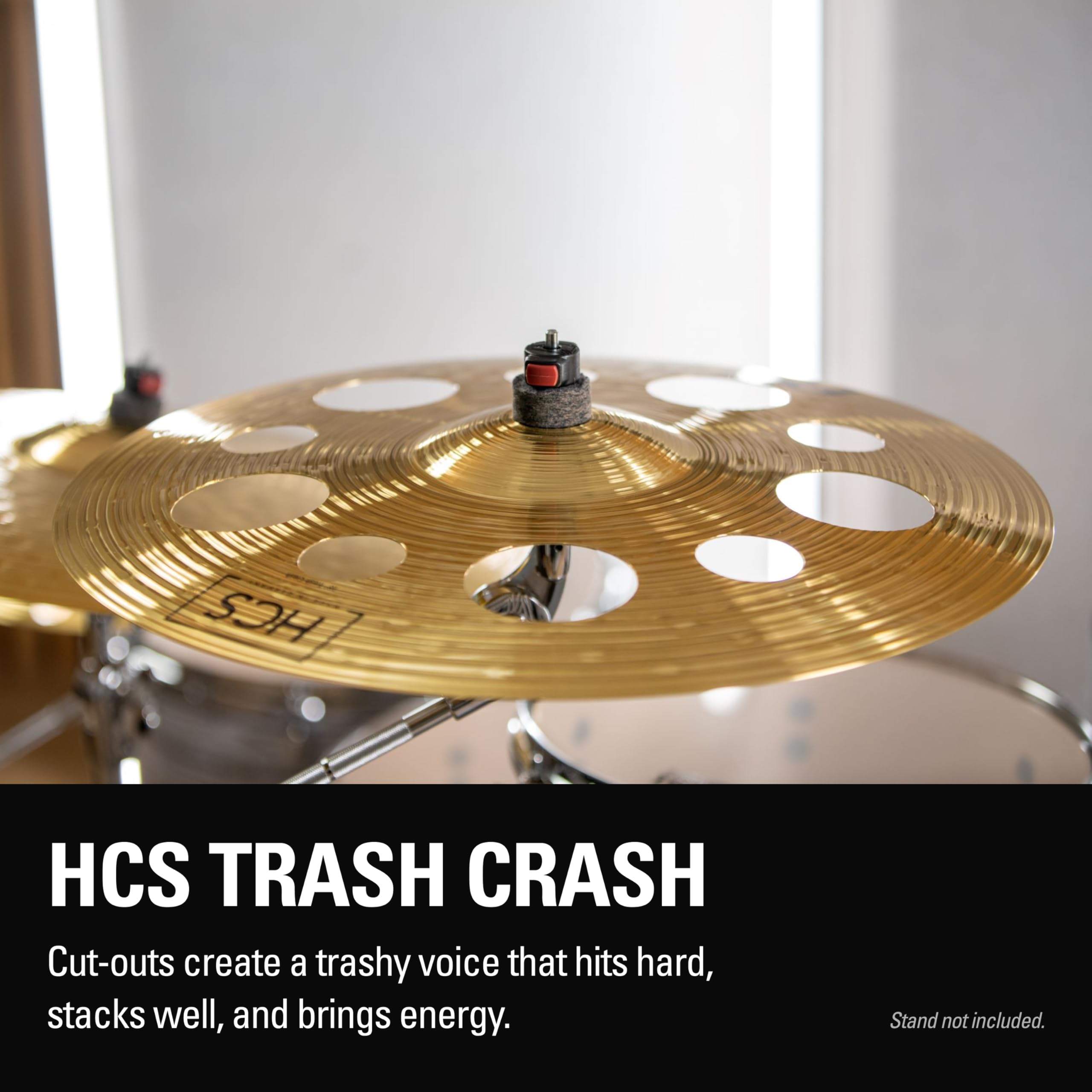 チャクラバランスサークルTOP Amazon.com: HCS 18” Trash Crash Cymbal with Holes for Drum Set