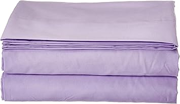 Luxury Flat Sheet on Amazon Elegant Comfort Wrinkle-Free 1500 Premier Hotel Quality 1-Piece Flat Sheet, Queen Size, Lilac