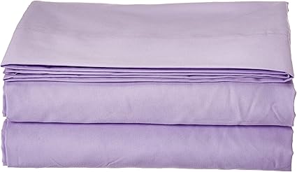 Luxury Flat Sheet on Amazon Elegant Comfort Wrinkle-Free 1500 Premier Hotel Quality 1-Piece Flat Sheet, Queen Size, Lilac