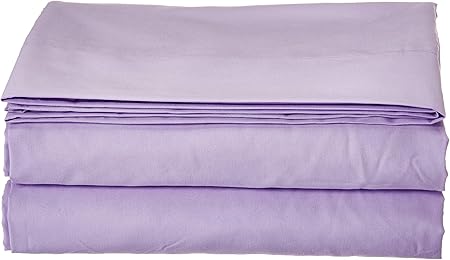Luxury Flat Sheet on Amazon Elegant Comfort Wrinkle-Free 1500 Premier Hotel Quality 1-Piece Flat Sheet, Queen Size, Lilac