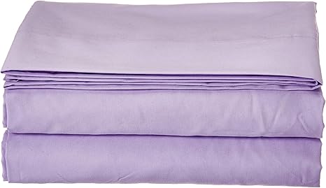 Luxury Flat Sheet on Amazon Elegant Comfort Wrinkle-Free 1500 Premier Hotel Quality 1-Piece Flat Sheet, Queen Size, Lilac