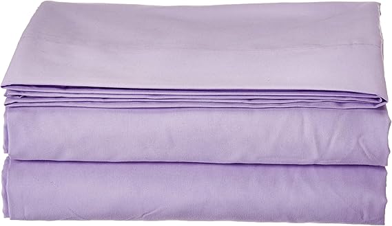 Luxury Flat Sheet on Amazon Elegant Comfort Wrinkle-Free 1500 Premier Hotel Quality 1-Piece Flat Sheet, Queen Size, Lilac