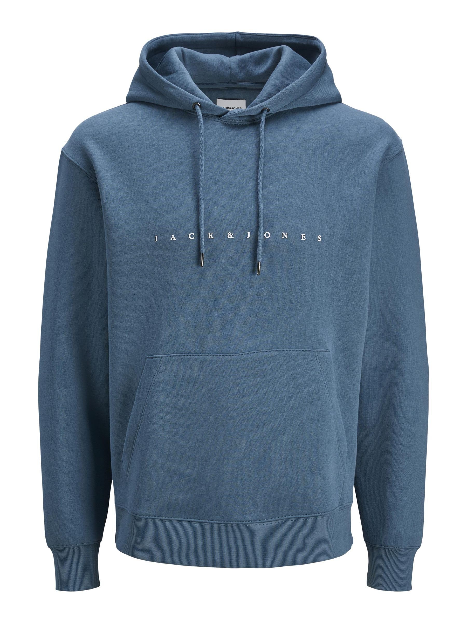 Jack & Jones Men's Oceanview Jack&Jones Jjestar Jj Sweat Hood Noos, Xs