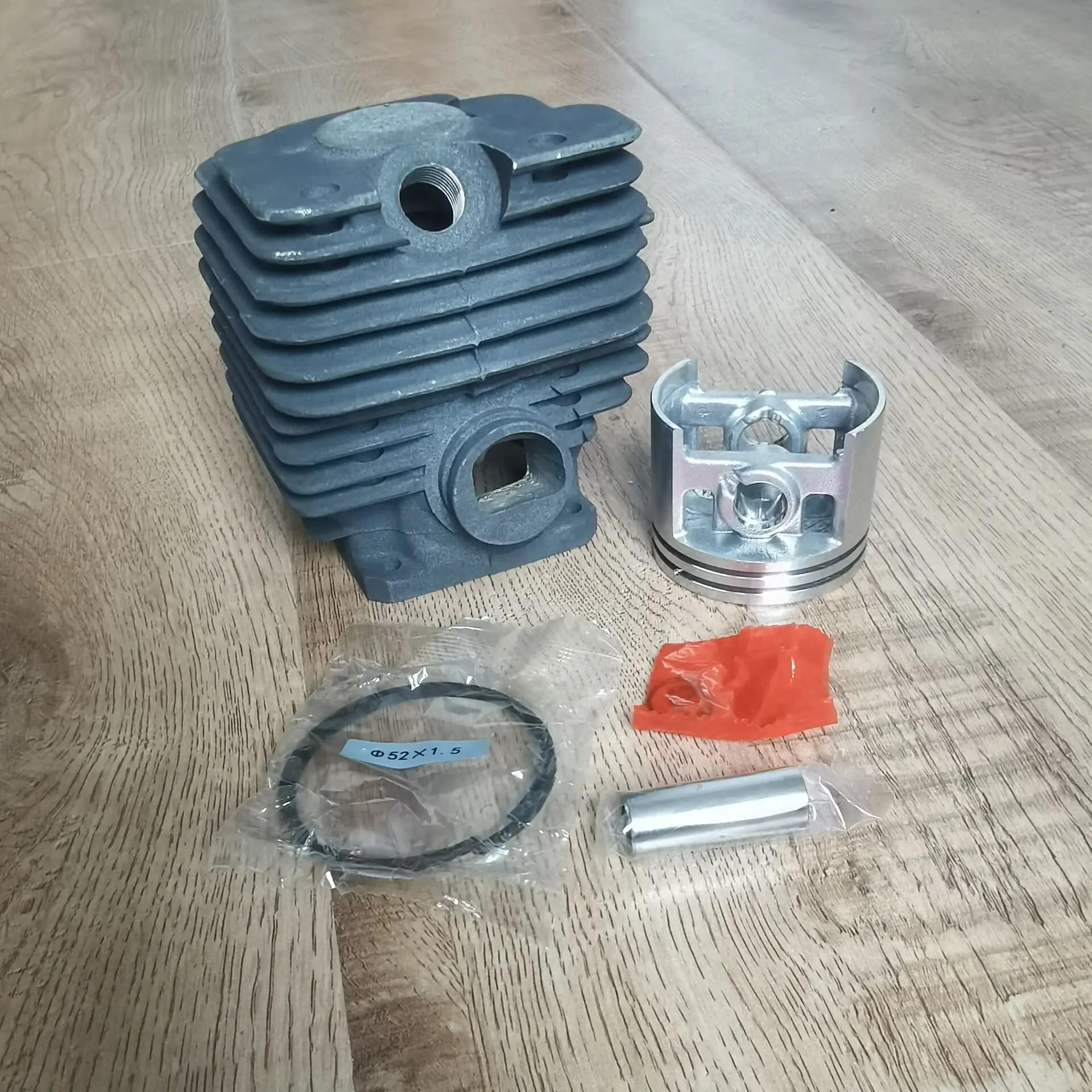 DUNLAP Zespół tłoka cylindra do części zamiennych do pił łańcuchowych MS381 pokrytych Nikasilem 52MM
