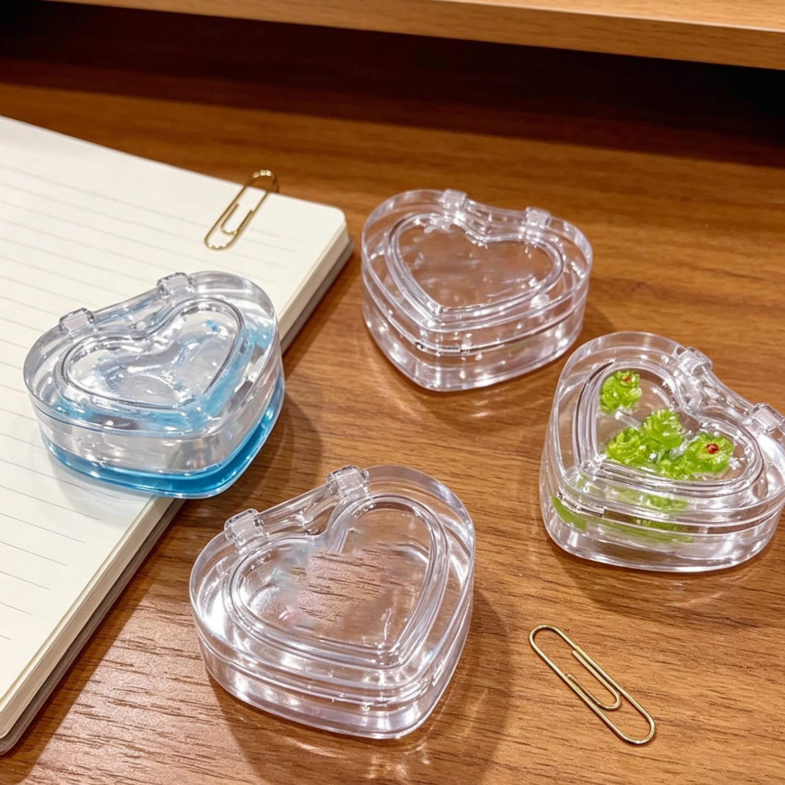 Set di stampi in silicone a forma di cuore creativi per piccoli accessori adatti per gioielli e piccoli oggetti decorativi strumento per gioielli