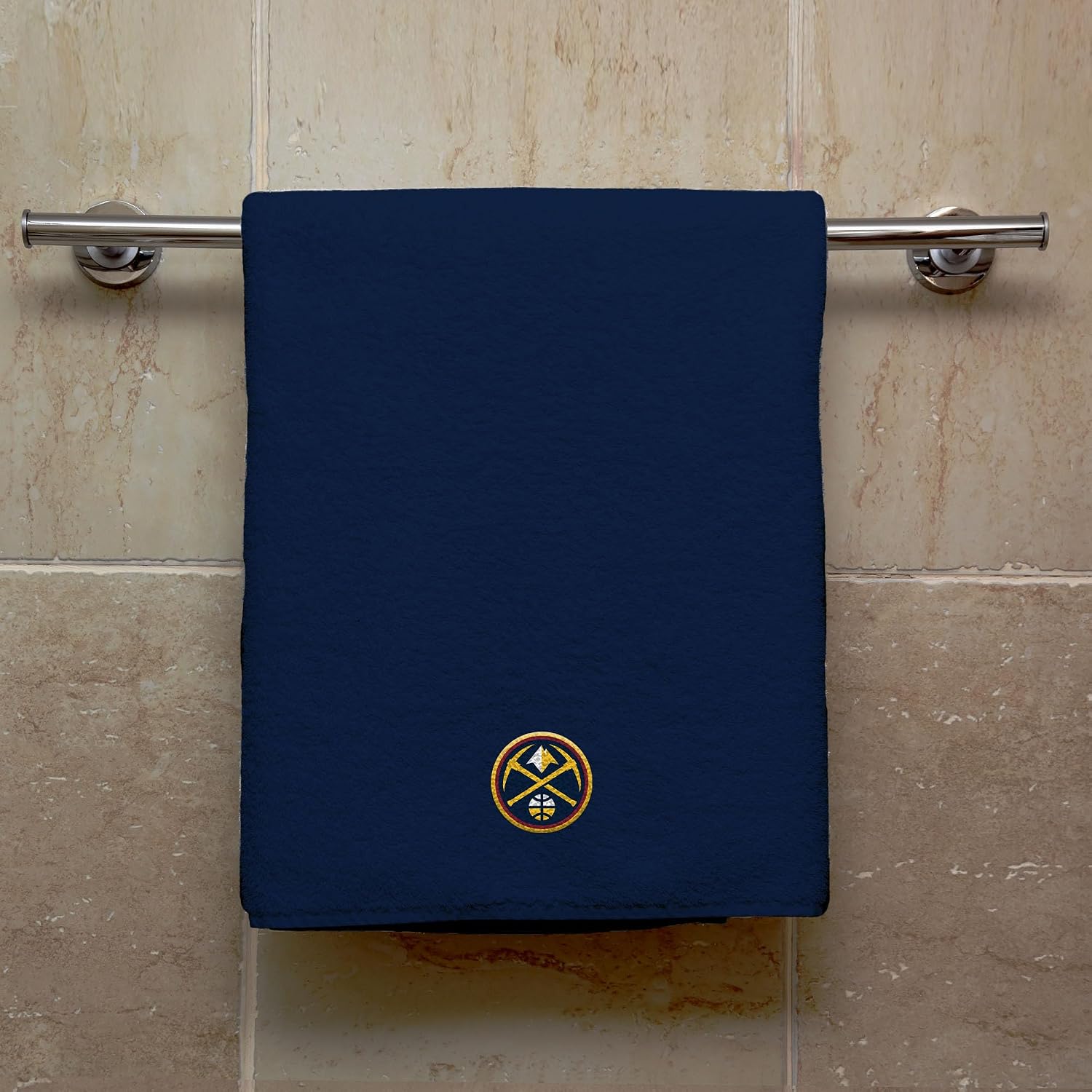 NORTHWEST Denver Nuggets NBA Team Logo Hand Towel 2 Pack 16 x 26 Inches