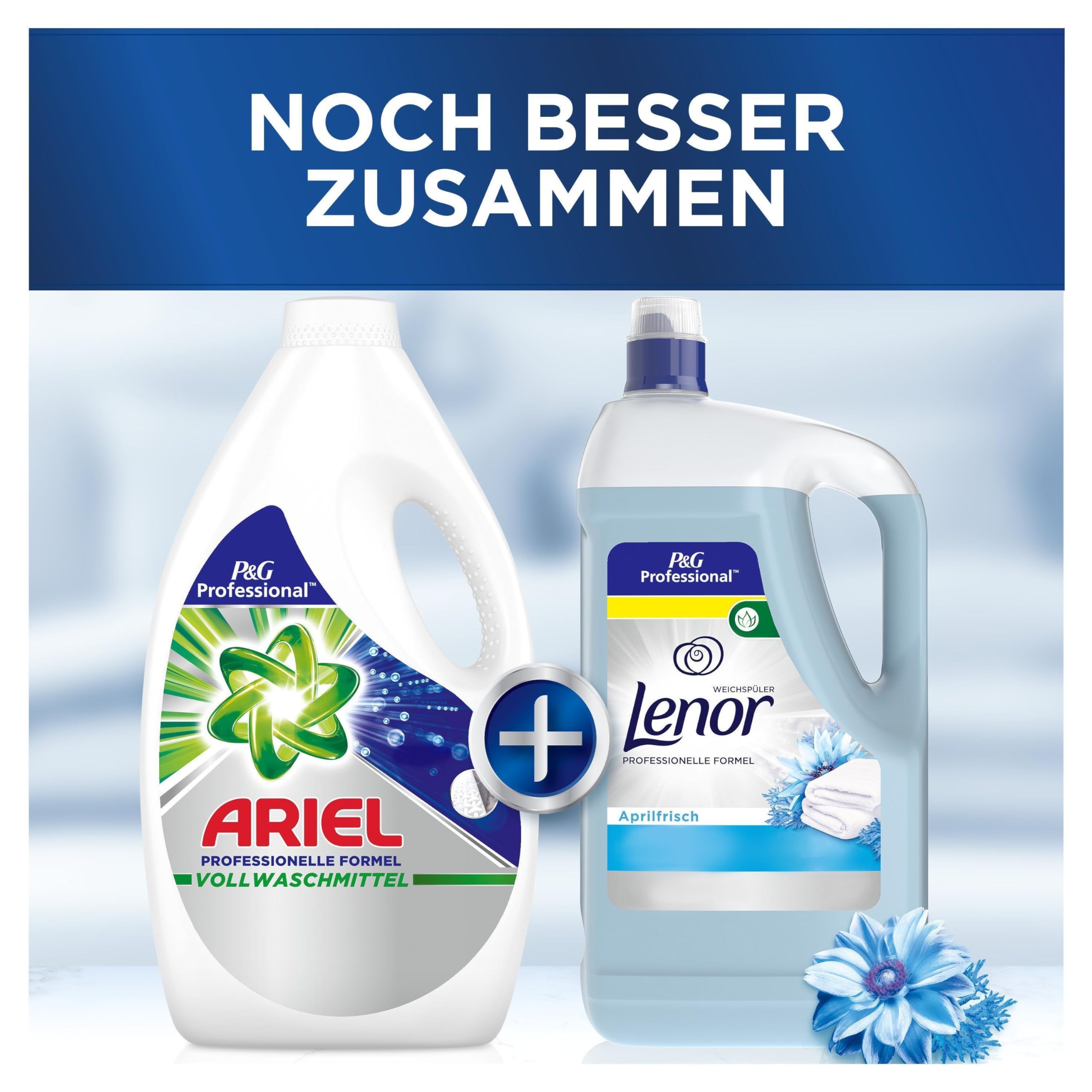 Ariel Professional Flüssig Regulär Vollwaschmittel, 110 Waschladungen, 5.5 L (2 x 2.75 L), professionelle Formel für den professionellen Einsatz, Fleckentfernung schon ab der ersten Wäsche