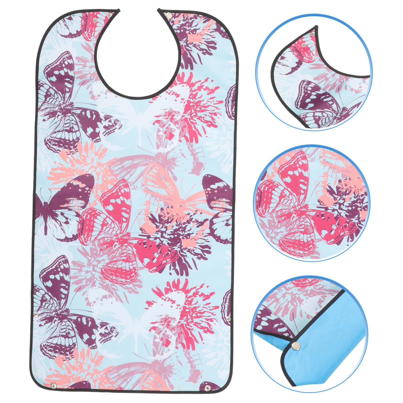 Healvian 5 Pièces Pinny Personnes Âgées Bibs Pour Bébé Mannequins Bavoirs Adultes Bavoir Bébé Bavoirs Bandanas Accessoires De Restauration Bavoir Réutilisable Colorful Polyester