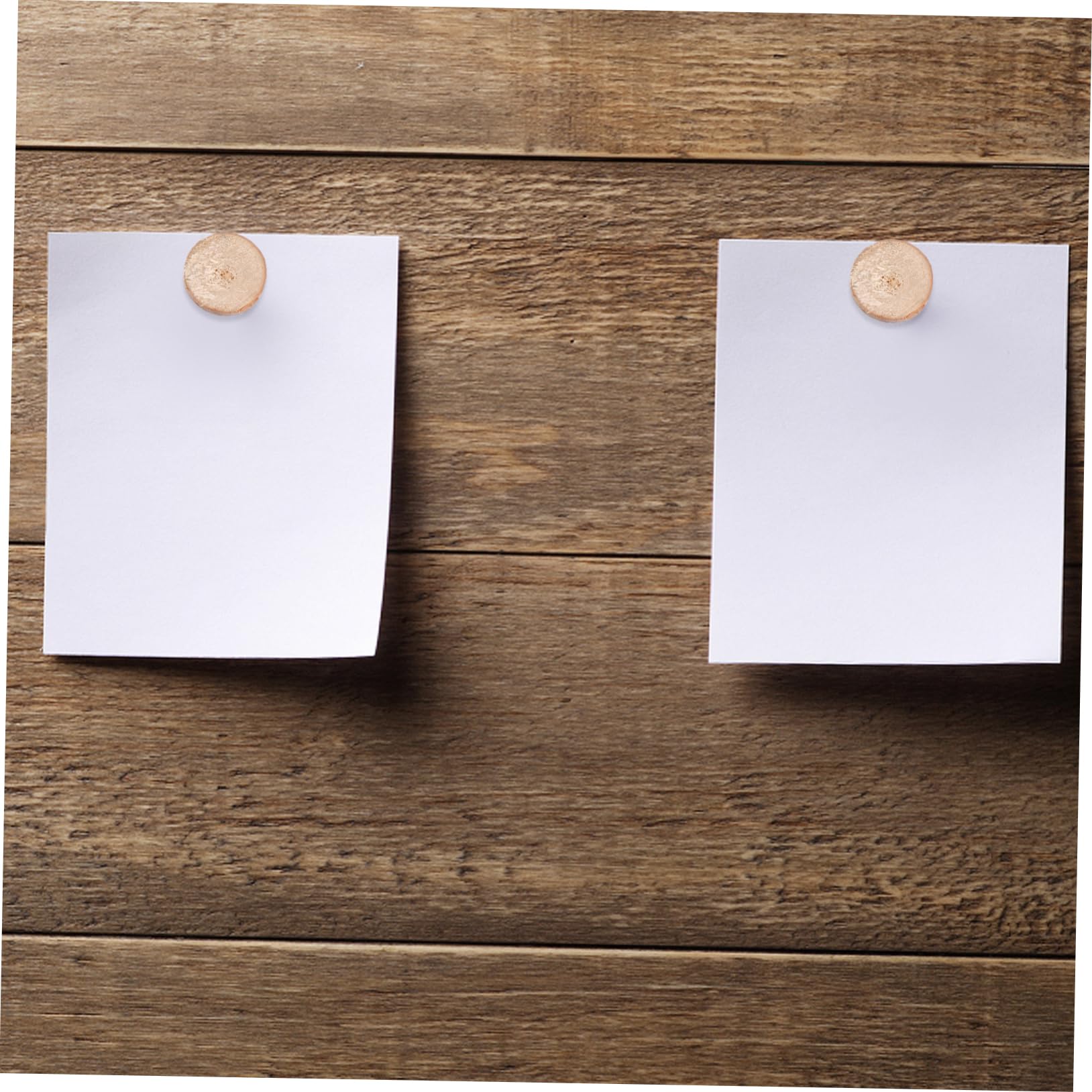 SHINEOFI 4 Sätze Pine Chip Message Board Wand Daumennägel Farbig Dekorative Stecknadel Reißnägel Und Stecknadel Zarte Reißnägel Schreibtischdekorationen Für Das Büro Holz 100 Stück * 4