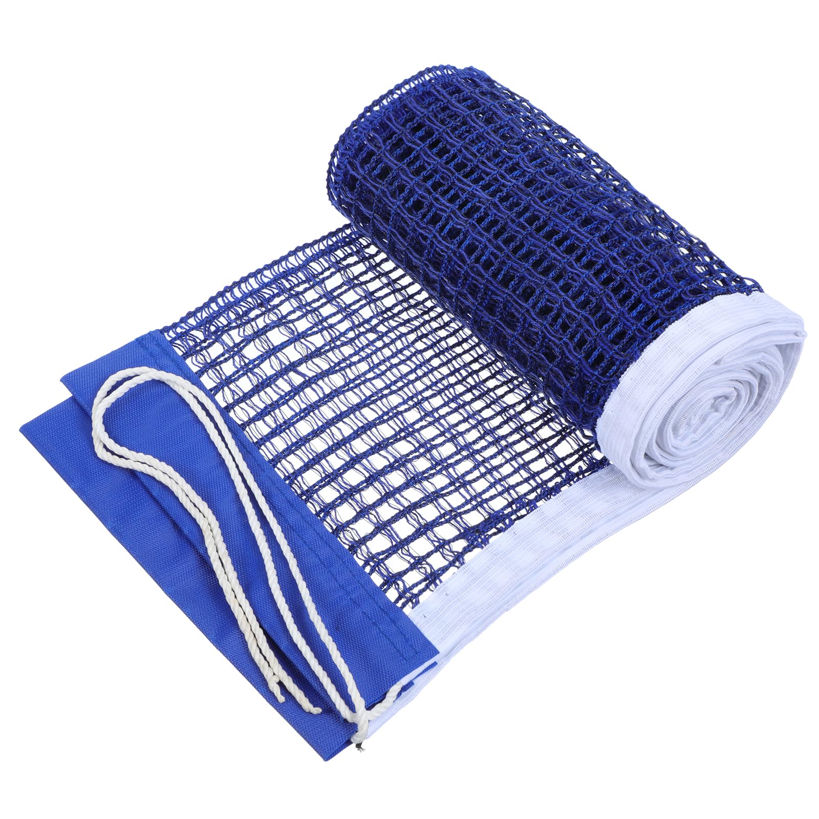 Ymapinc Pingpong - Red de tenis de mesa – Algodón de nailon azul para interiores o exteriores, escuela, gimnasio, Pong, red deportiva de repuesto – (71.3 x 5.5 pulgadas)