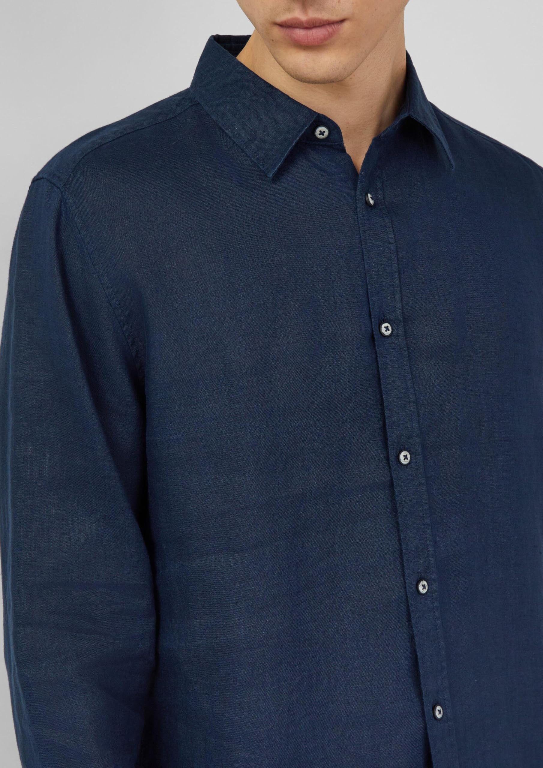 s.Oliver Herren 2176491 Hemd Langarm, Regular Fit (1er Pack)