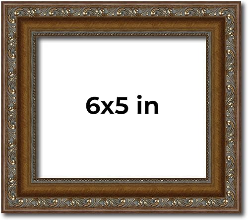 Miniatura 237 de Marco de fotos completo de madera dorada envejecida de 16 x 20 pulgadas con plexiglás acrílico UV, parte trasera de tablero de espuma y accesorios